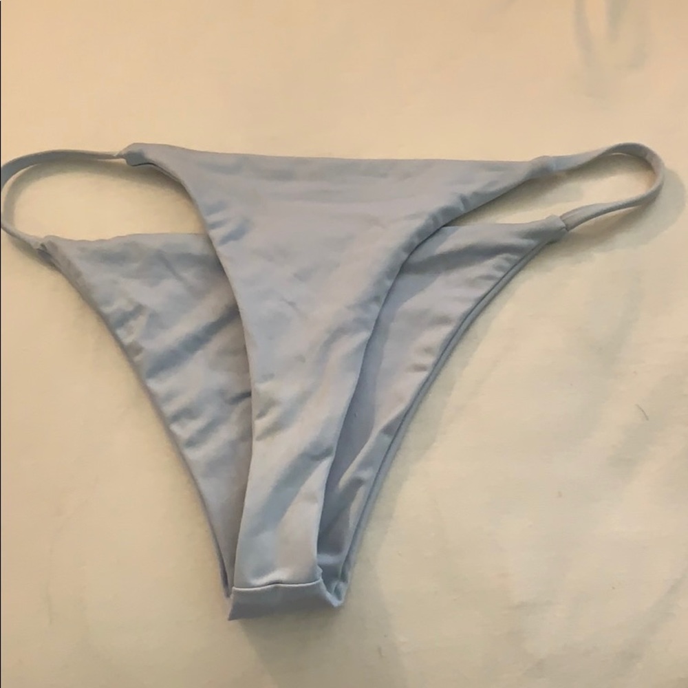 Frankies bikini bottom light blue
